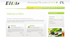 Desktop Screenshot of elixirextracts.com