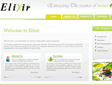 Tablet Screenshot of elixirextracts.com